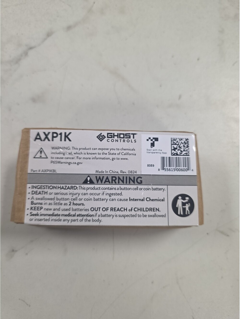 Ghost Controls AXP1 Premium 5-Button Remote Transmitter for Auto Gate Opener
